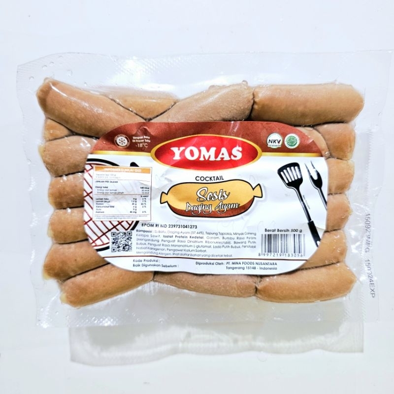 

YOMAS sosis cocktail chicken 500gr