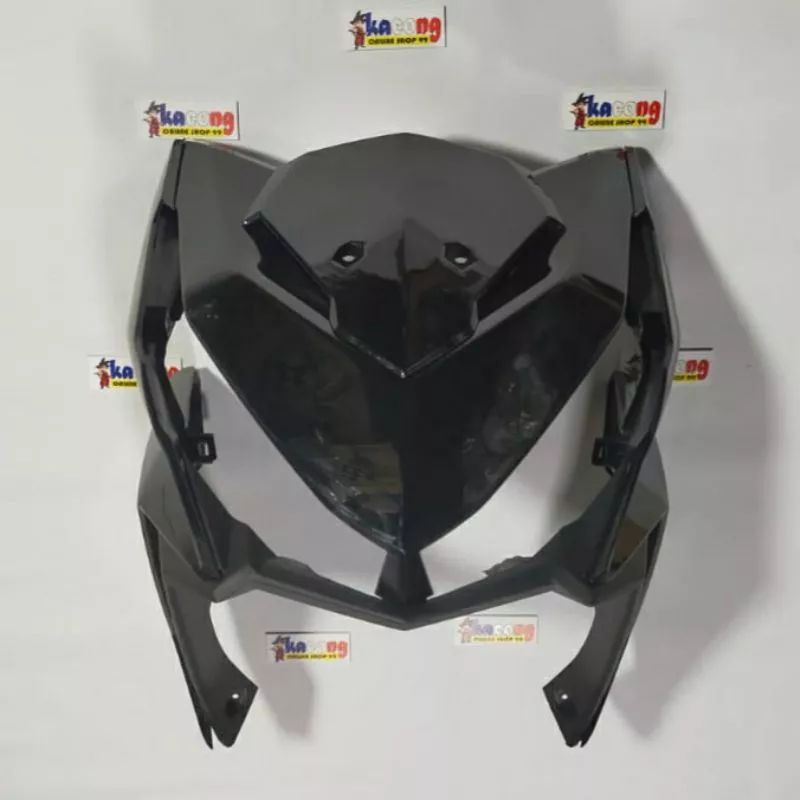 Body Depan Vario 125 LED 2015 2016 2017 hitam glossy