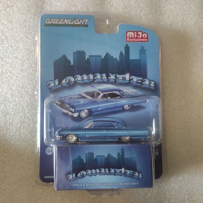 GREENLIGHT LOWRIDER - 1964 CHEVROLET IMPALA LOWRIDER BLUE