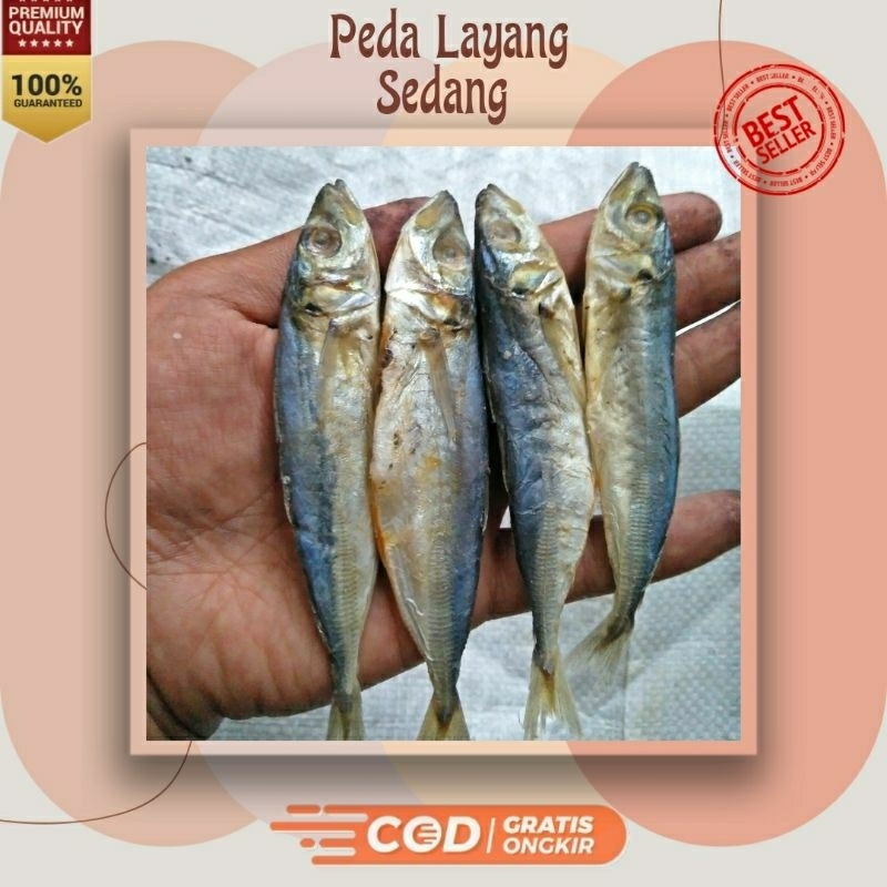 

ikan asin peda layang/buleud size sedang
