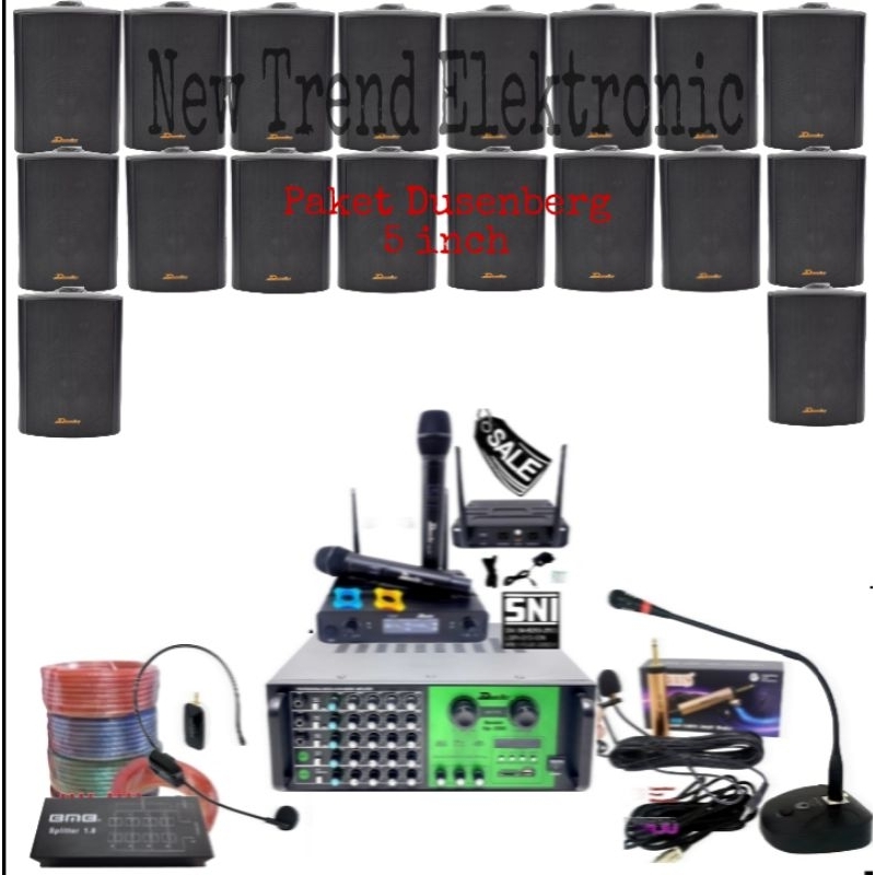 Paket Sound Dusenberg astex x1 5 Inch 18 Titik Buat Sekolahan/cafe