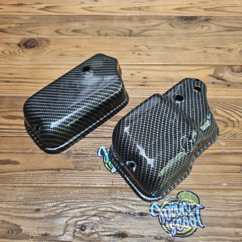 Tutup Karburator vespa super sprint px excel carbon tutup karbu vespa carbon