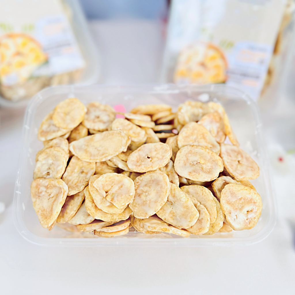 

Keripik Pisang Vanilla Lumer 250 gram | Banana Chips Vanilla Melted 250 gram