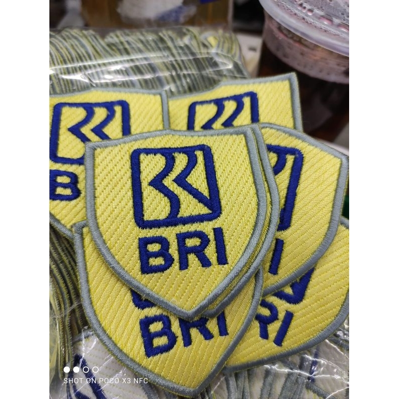 bordir logo BRI satpam