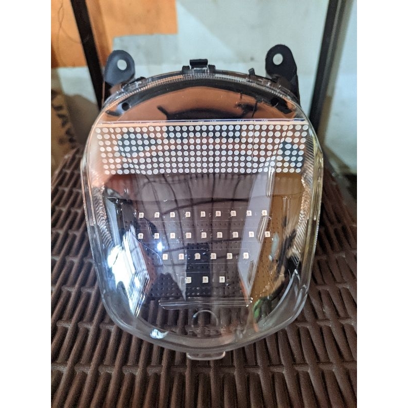 stoplamp running teks scoopy 2017-2019 set reflektor