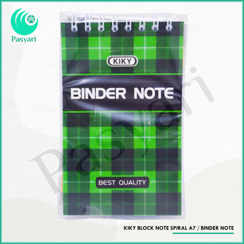 KIKY BLOCK NOTE SPIRAL A7 / BINDER NOTE