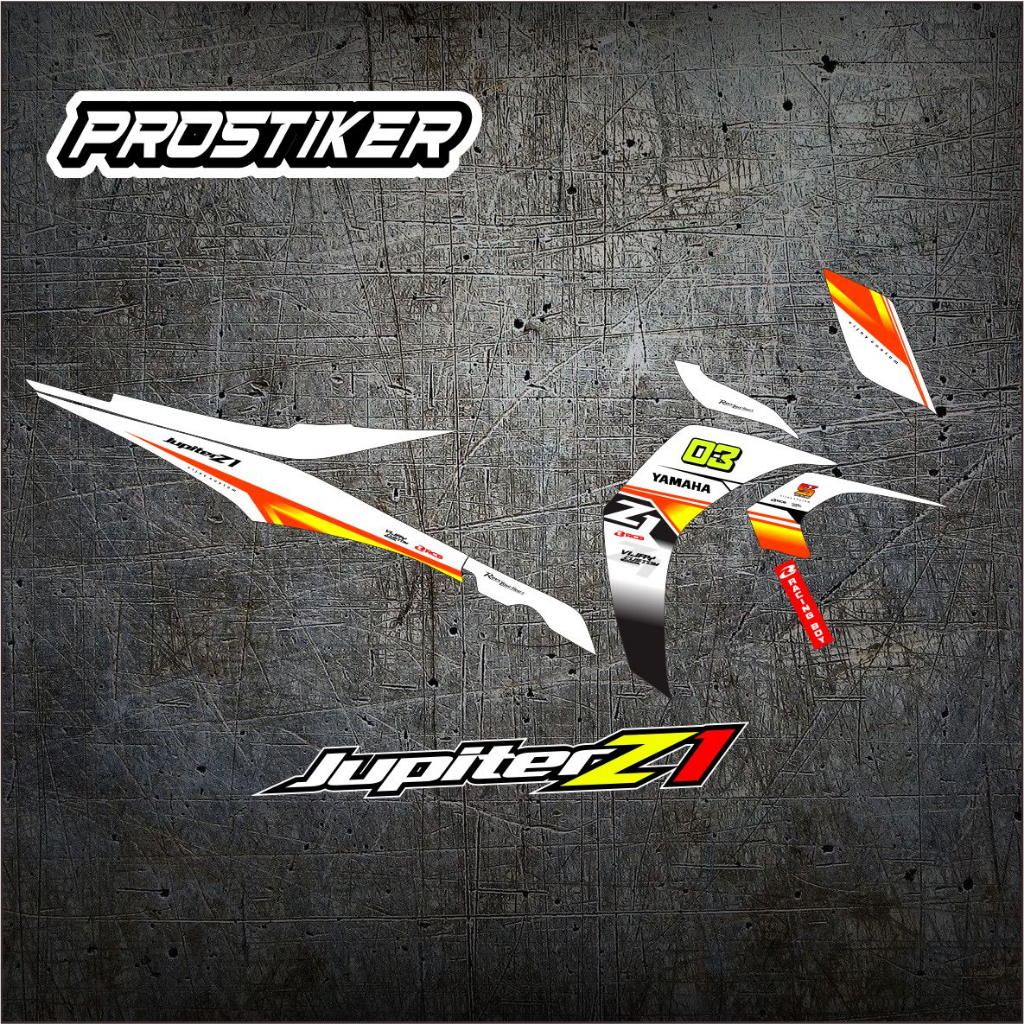 Stiker Motor Striping Yamaha Jupiter Z1 Custom Terbaru