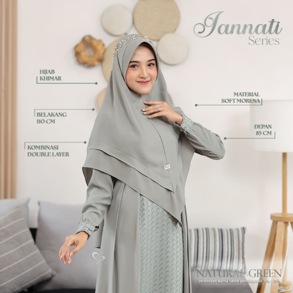 Khimar Syar'i Jannati Series by Salvina Hijab