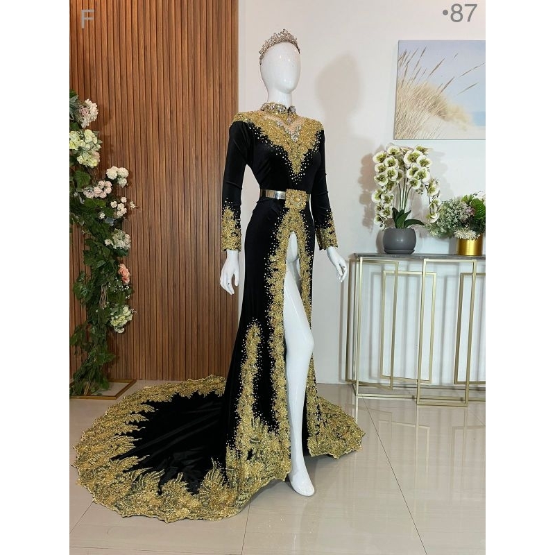 NEW GAUN  BLUDRU TERLARIS /BAJU PENGANTIN MEWAH/  JARIK JAWA MINANG | GAUN MEWAH BEREKOR BLUDRU
