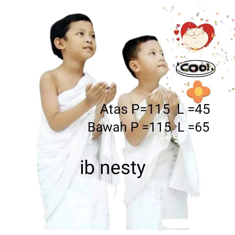 kain ihrom anak tk kain ihrom manasik anak kain ihrom non instan kain ihrom instan anak tk