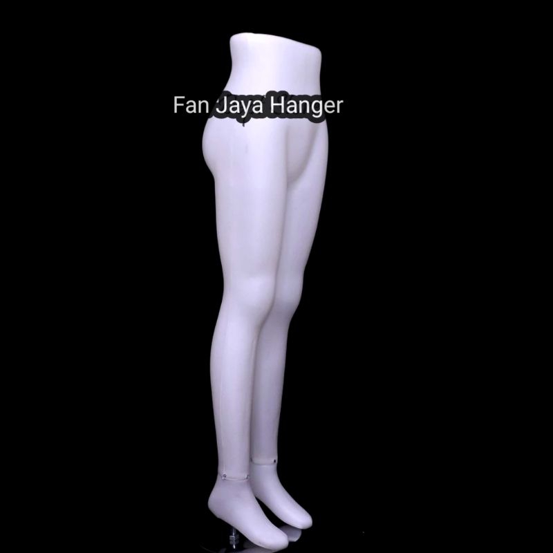Manekin Kaki Wanita Patung Kaki Wanita Plastik + Plat Besi