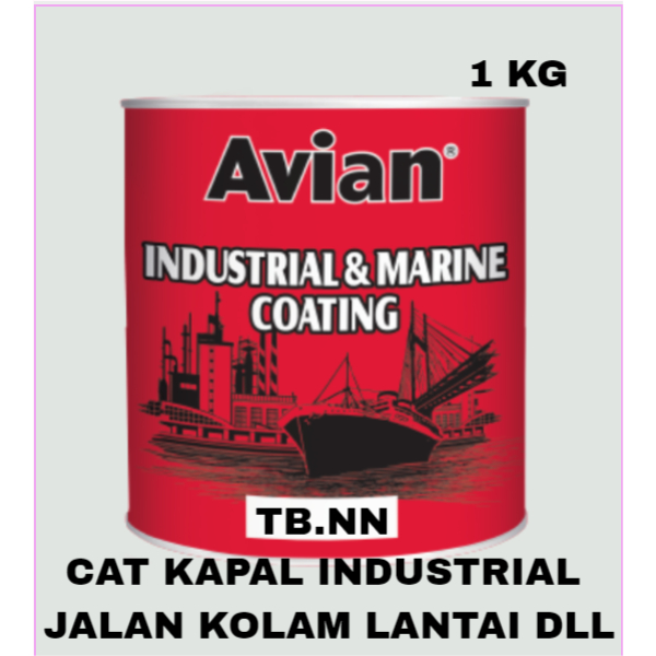 CAT KAPAL KAYU BESI AVIAN 1KG INDUSTRIAL MARINE COATING CAT PERAHU