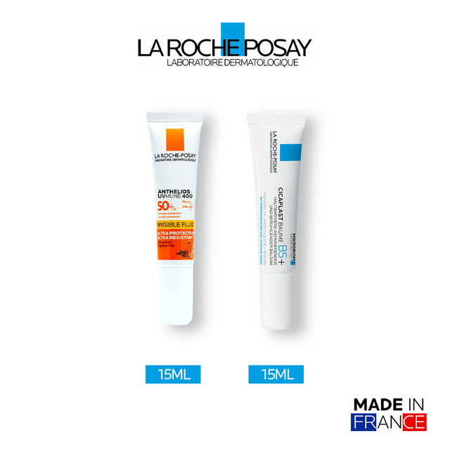La Roche Posay Soothing Skin Duo - Pelembab dan Sunscreen Wajah untuk Kulit Kering