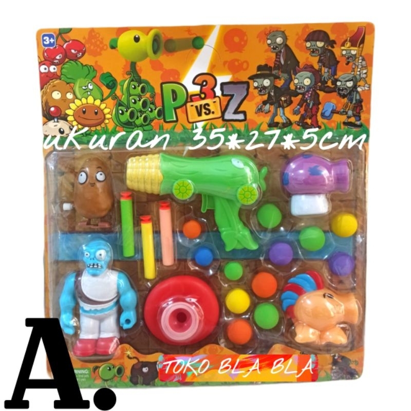 Mainan Tembak Plants vs Zombie Plants vs Zombie Figure Action