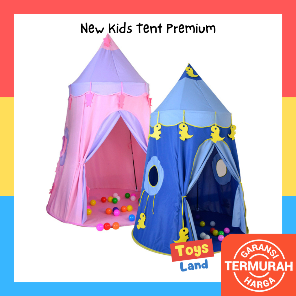 New Kids Tent Premium 263-3 Tenda Lipat Bintang Tenda Portabel Tenda Mainan Kids Tent Tenda Anak Kar