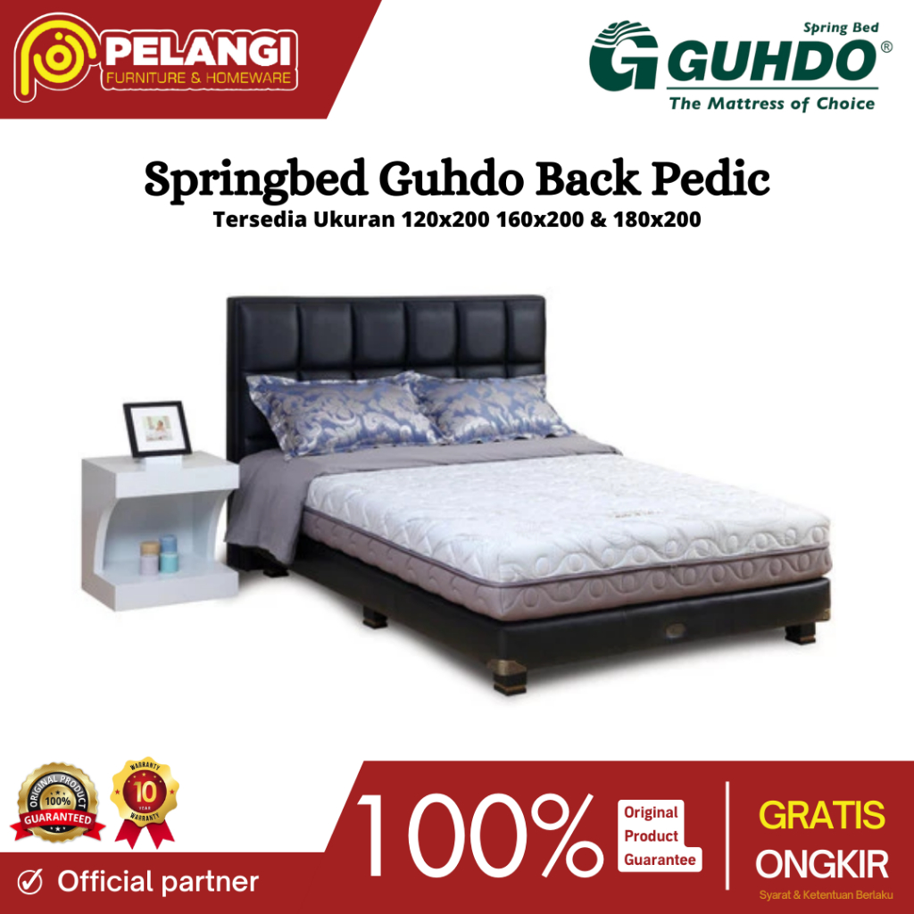 Springbed Guhdo Back Pedic | Springbed Guhdo | Springbed Orthopedic | Kasur Kesehatan | Tempat Tidur