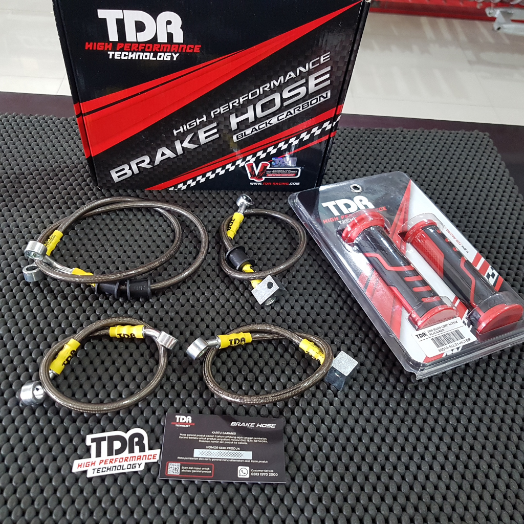 SELANG REM TDR BLACK CARBON VARIO 160 ABS