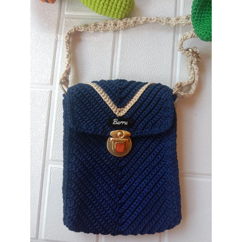 Tas rajut hp selempang tas rajut hp tas rajut selempang tas hp tas selempang