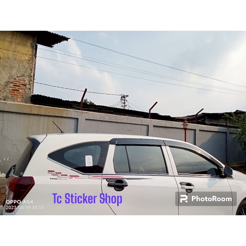 Stiker TRD SPORTIVO mobil Toyota Avanza / Rush / Xenia / Yaris / Universal
