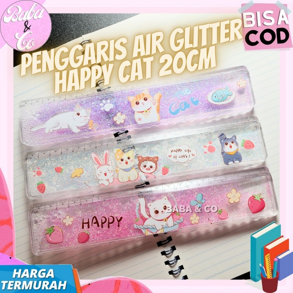 

PENGGARIS AIR GLITTER HAPPY CAT 20cm PENGGARUS UNIK LUCU 20cm MOTIF KUCING IMUT UNIK PENGGARIS GLITTER MEWAH