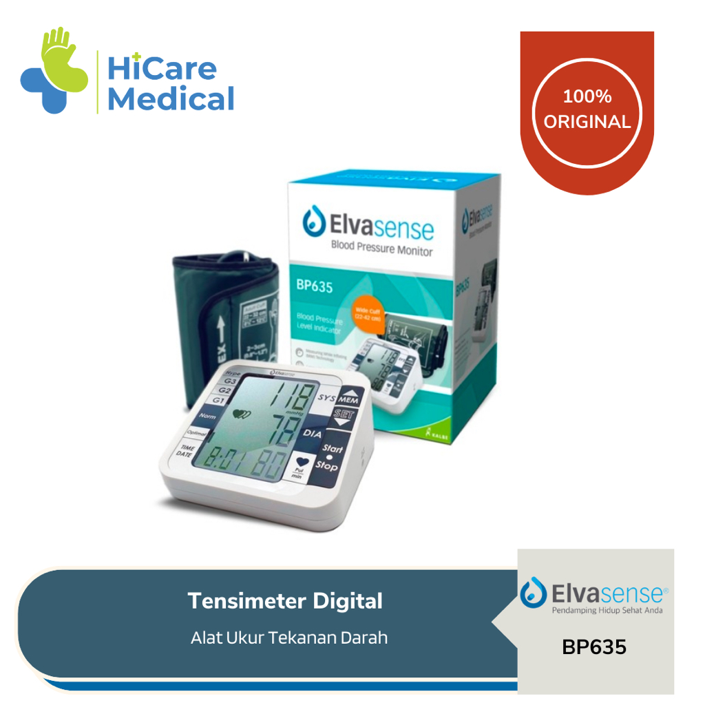 Tensimeter Digital Elvasense BP 635