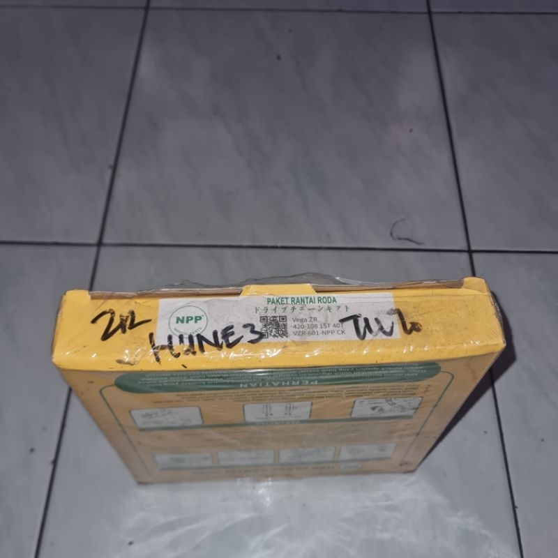 100% ORIGINAL Gear + Rantai Set Vega ZR/Jupiter Z Robot Indoparts