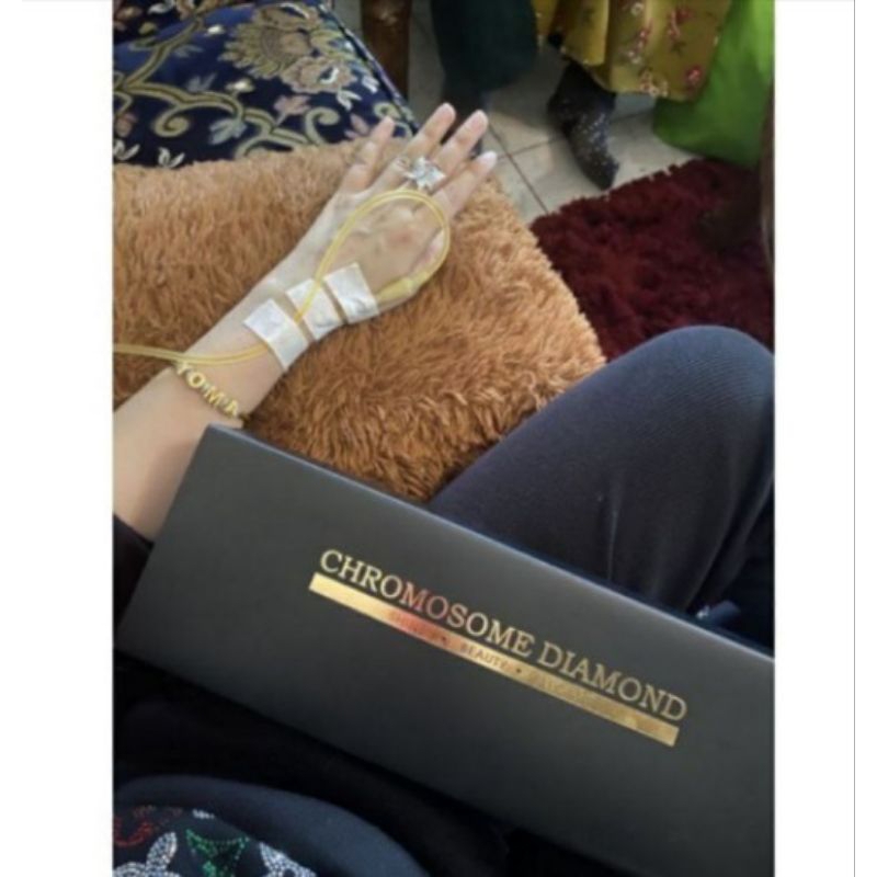 Chromosome Diamond Original/Infus Whitening Chromosome Diamond Pemutih Badan Permanen