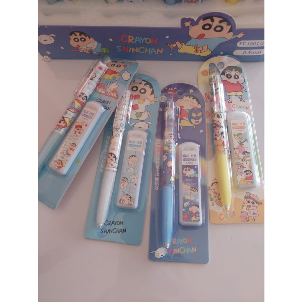 

Pensil Mekanik HB SINCHAN Set Pensil 0.5mm
