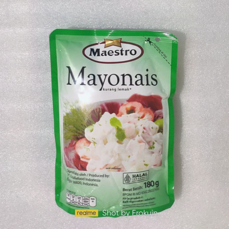 

Maestro Mayonaise Original 180gr - Frozen Food Murah