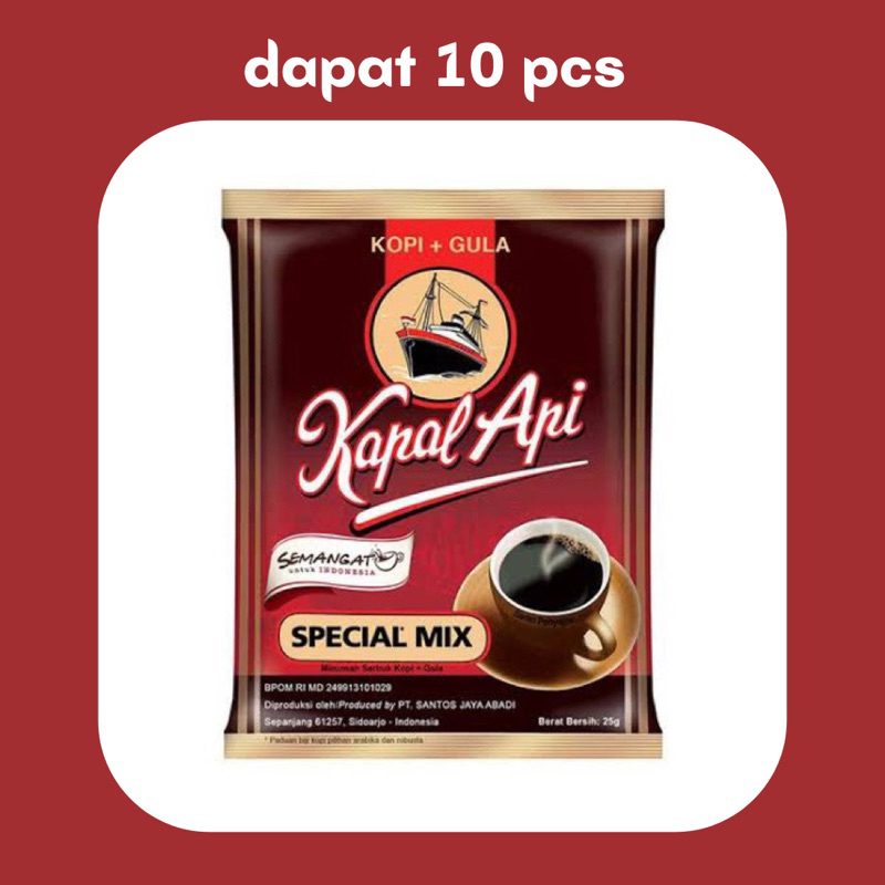 

Kopi Kapal Api Special Mix (10 PCS)