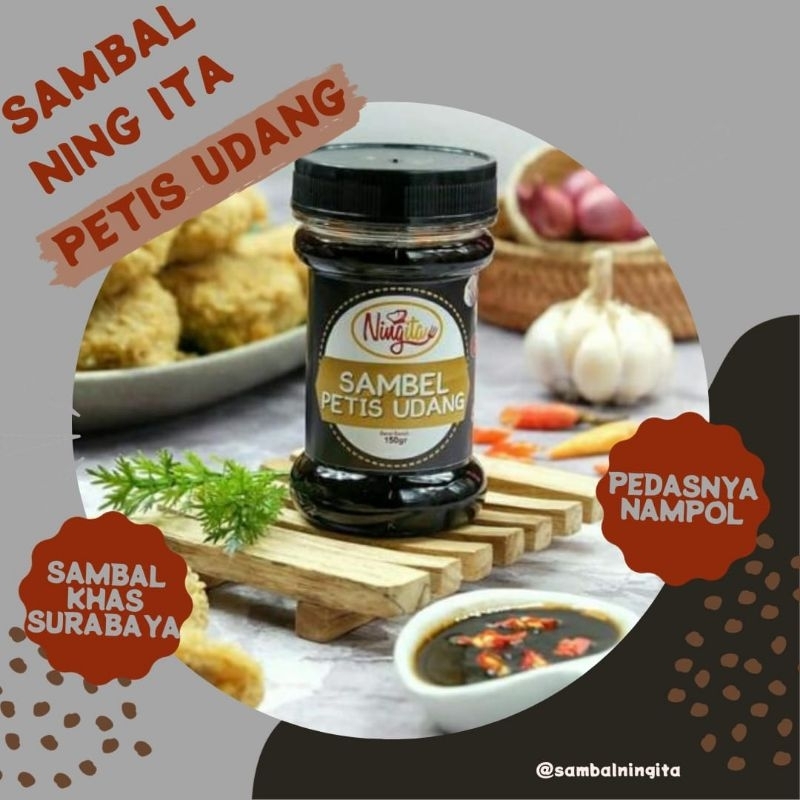 

Sambal Ning Ita- Sambal Petis Udang 150gram siap dikonsumsi [ Best Seller ]