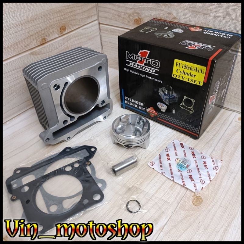 BLOK SEHER MOTO 1 RACING CYLINDER BORE UP SATRIA FU 66MM 68MM
