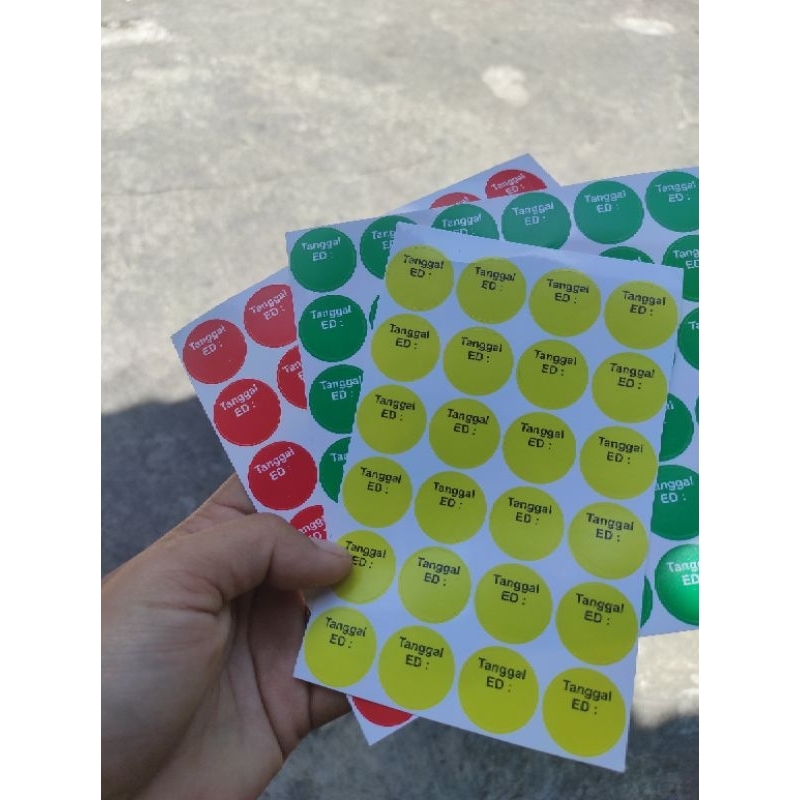 

stiker label obat apotik tanggal ed / Expired farmasi