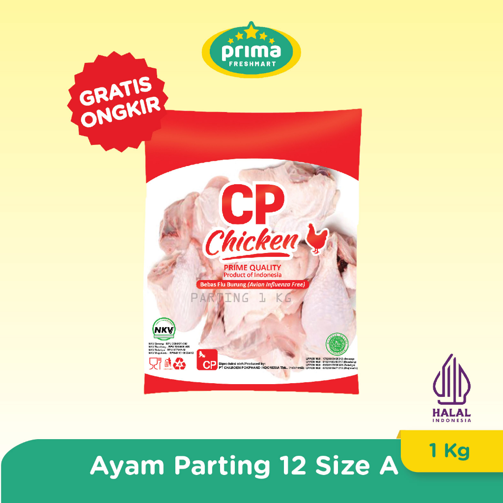 

AYAM 12 POTONGAN (PARTING) ALL SIZE FROZEN