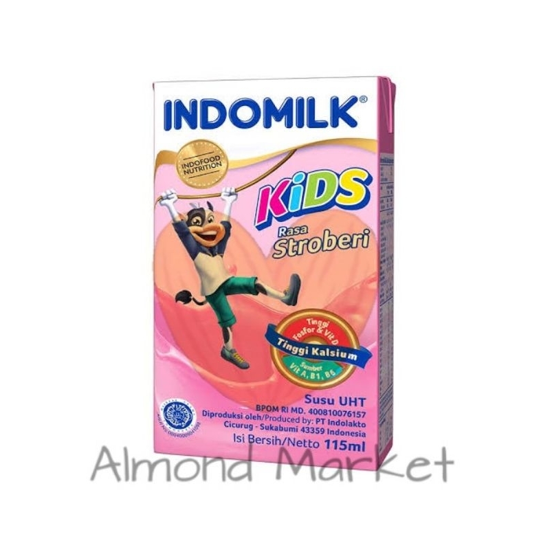 

Indomilk Kids Strawberry 5 Pcs x 115 Ml