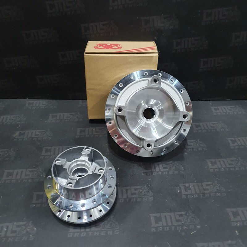 Tromol Set Depan Belakang SYS Honda Vario 160 ABS Chrome