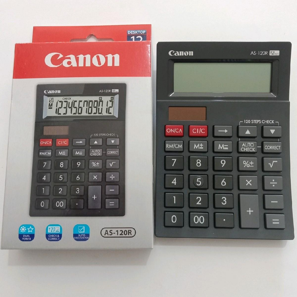 

Kalkulator Canon AS-120R/Kalkulator 12 Digit