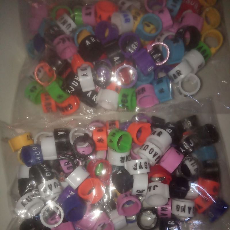 Ring Merpati klip/dewasa  20pcs