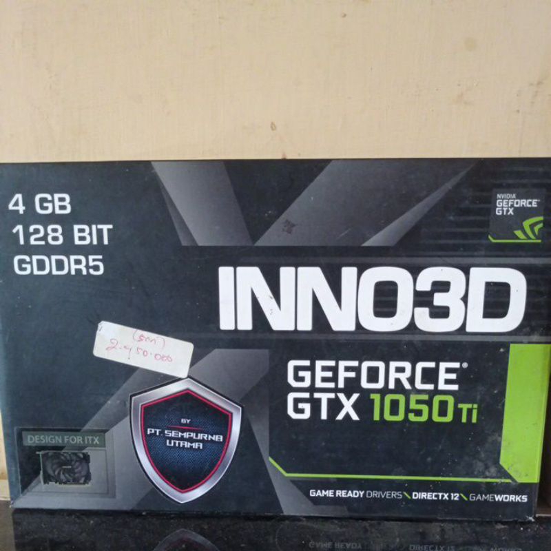 GTX 1050 ti (Bekas)