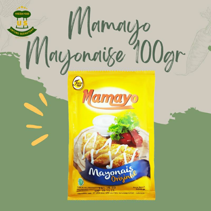 

Mamayo Mayonaise 100gr Mayonaise Original Mamayo Mayonaise Original Kemasan 100gram