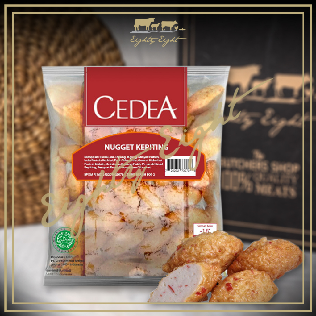 

CEDEA CRAB NUGGET / NUGGET KEPITING (200 GRAM)