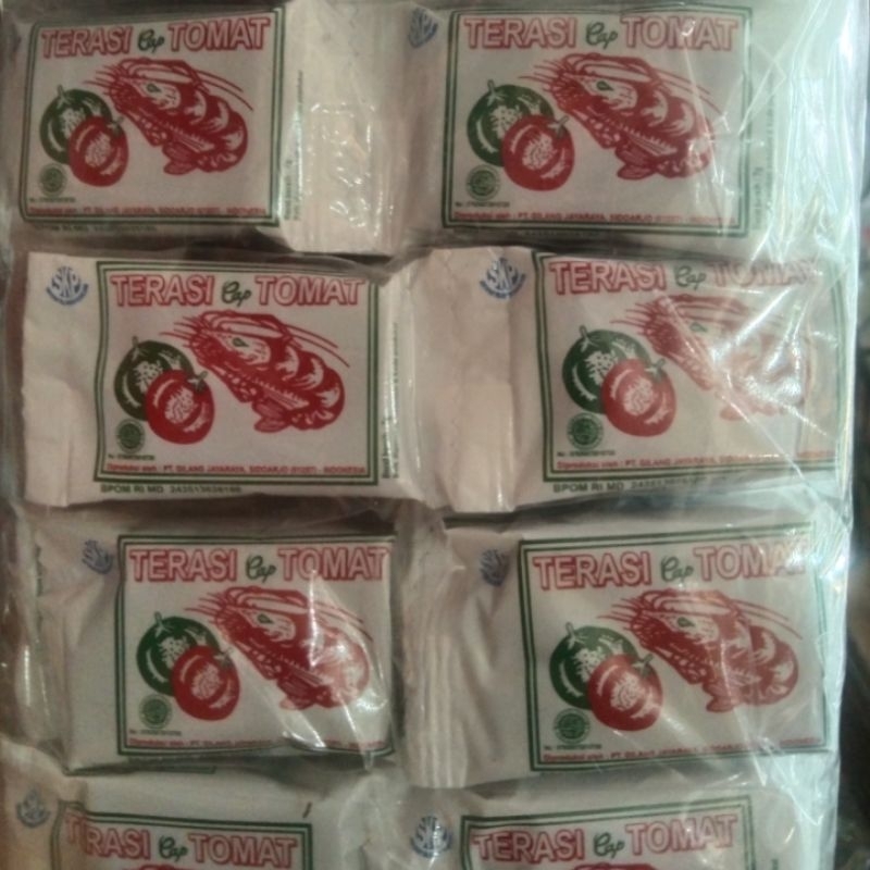 

terasi udang cap TOMAT perpak isi 10pcs X 8gr