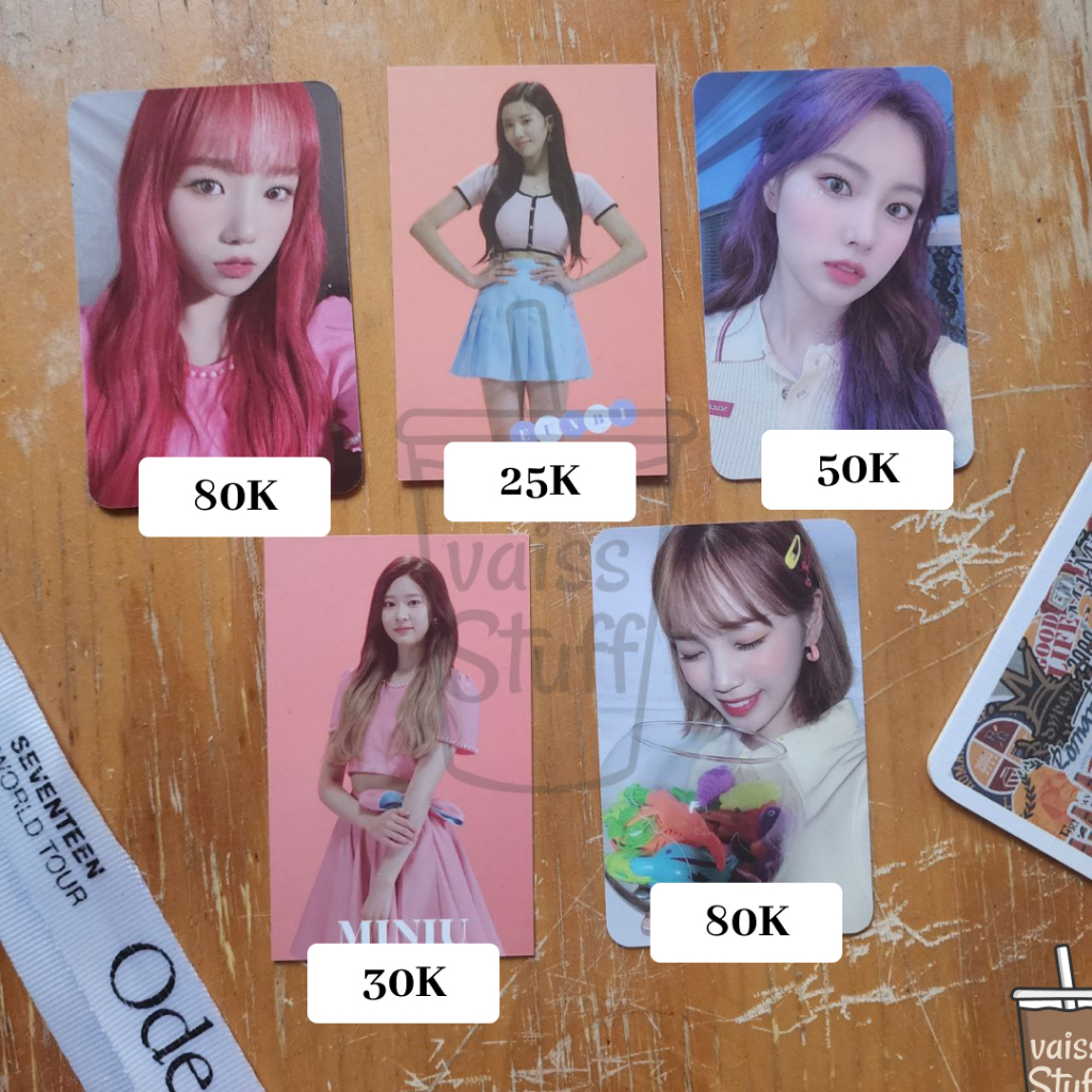 IZ*ONE ONEIRIC DIARY Photocard - Chaewon, Eunbi, Minju, Hyewon, Yuri