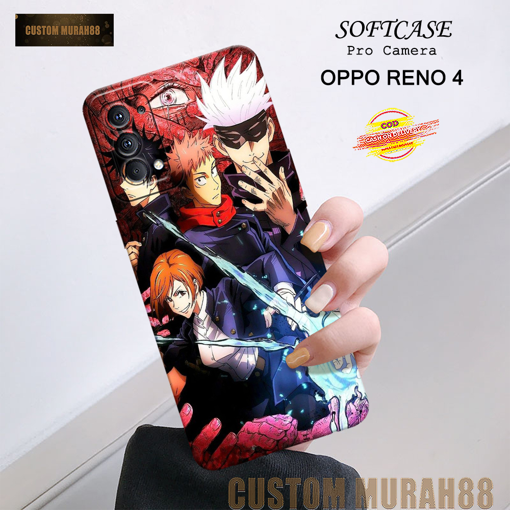 Case Oppo Reno 4 Terbaru - Fashion Case ANIME - Casing Hp Oppo Reno 4 - Softcase Pro Camera Oppo Ren