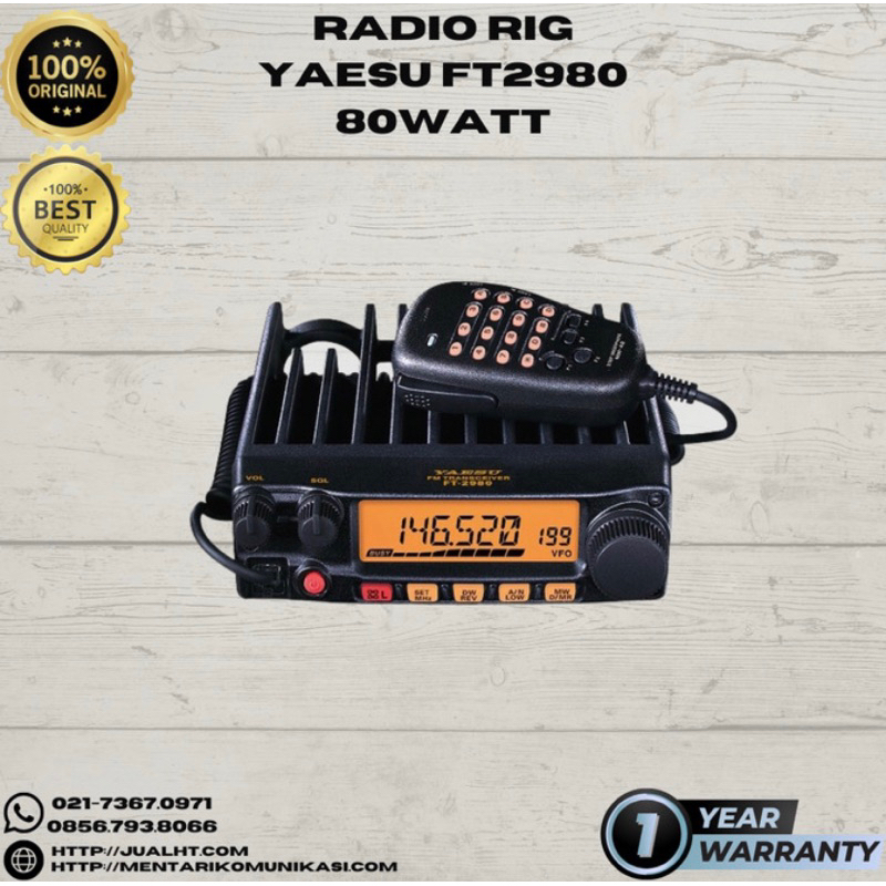 RADIO RIG YAESU FT-2980 - RADIORIG YAESU FT2980