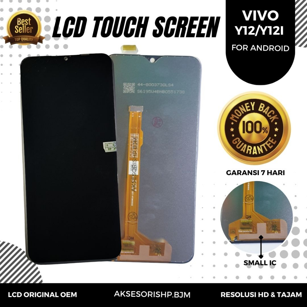LCD Touchscreen Vivo Y12/Y12i Ori Oem