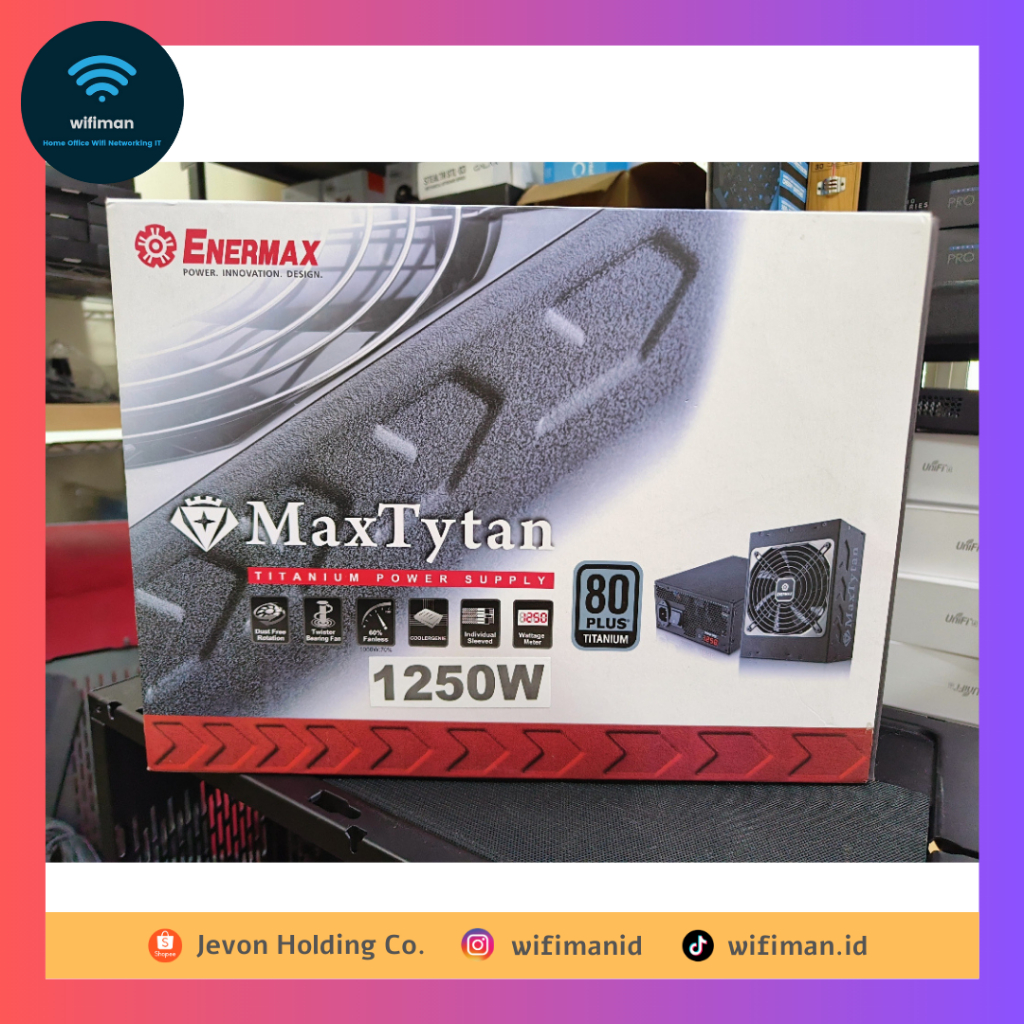 Enermax MaxTytan 1250w 80 Plus Titanium Full Modular PSU Bukn 1200w