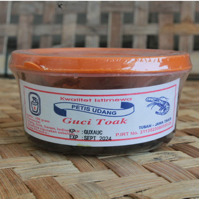 

Petis Udang Guci Toak 250gr Mentah