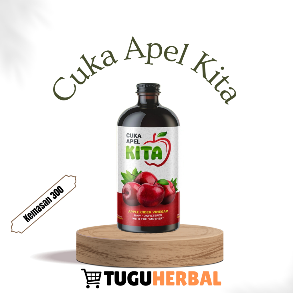 

Cuka Apel Kita 300ml Apple Cider Vinegar