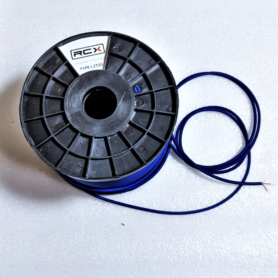 Kabel Head RCX L2T2S Stereo Kabel Skerem Kabel Hit Isi 3 Tembaga Murni WARNA BIRU kabel snake rcx